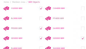 Select bim products