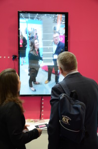 Area Sales Manager of London showing the Augmented Reality