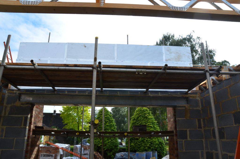 celotex full fill cavity wall insulation used on unique new-build project